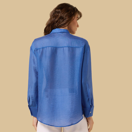 Max Plain Shirt Blue