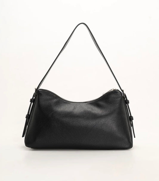 Vincci black bag with side buckle