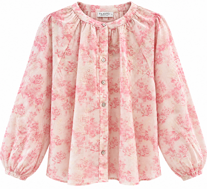Filanto Light Pink Floral Marbled Pattern