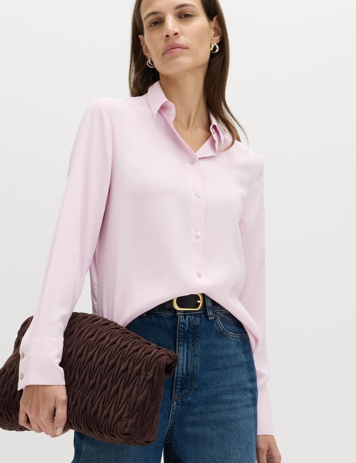 M&S English rose shirt