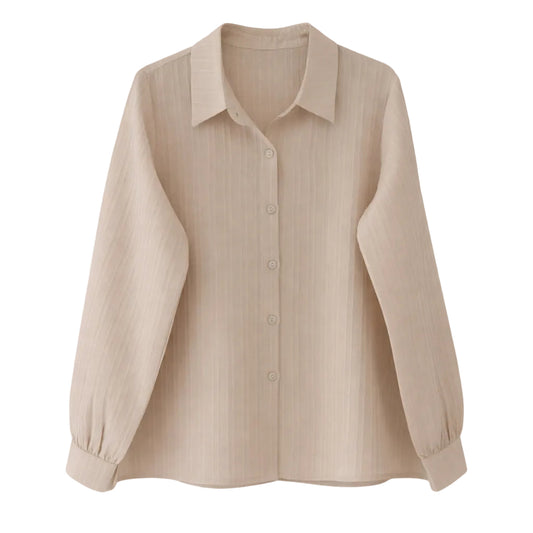 Filanto Striped Pattern Shirt Khaki