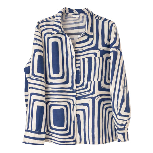 Filanto Pattern Blue&White Shirt