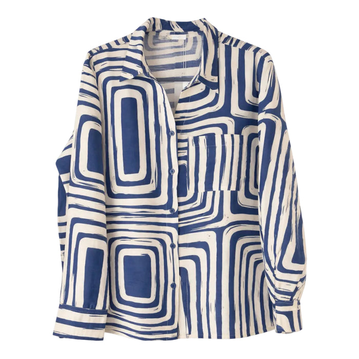 Filanto Pattern Blue&White Shirt