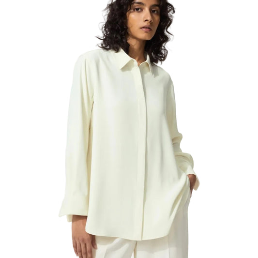 Uniqlo drape shirt-offwhite