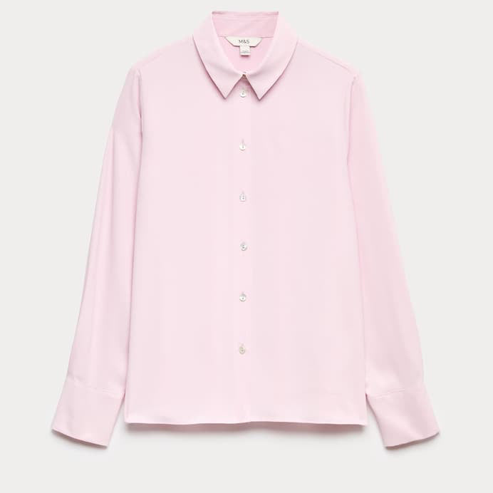 M&S English rose shirt
