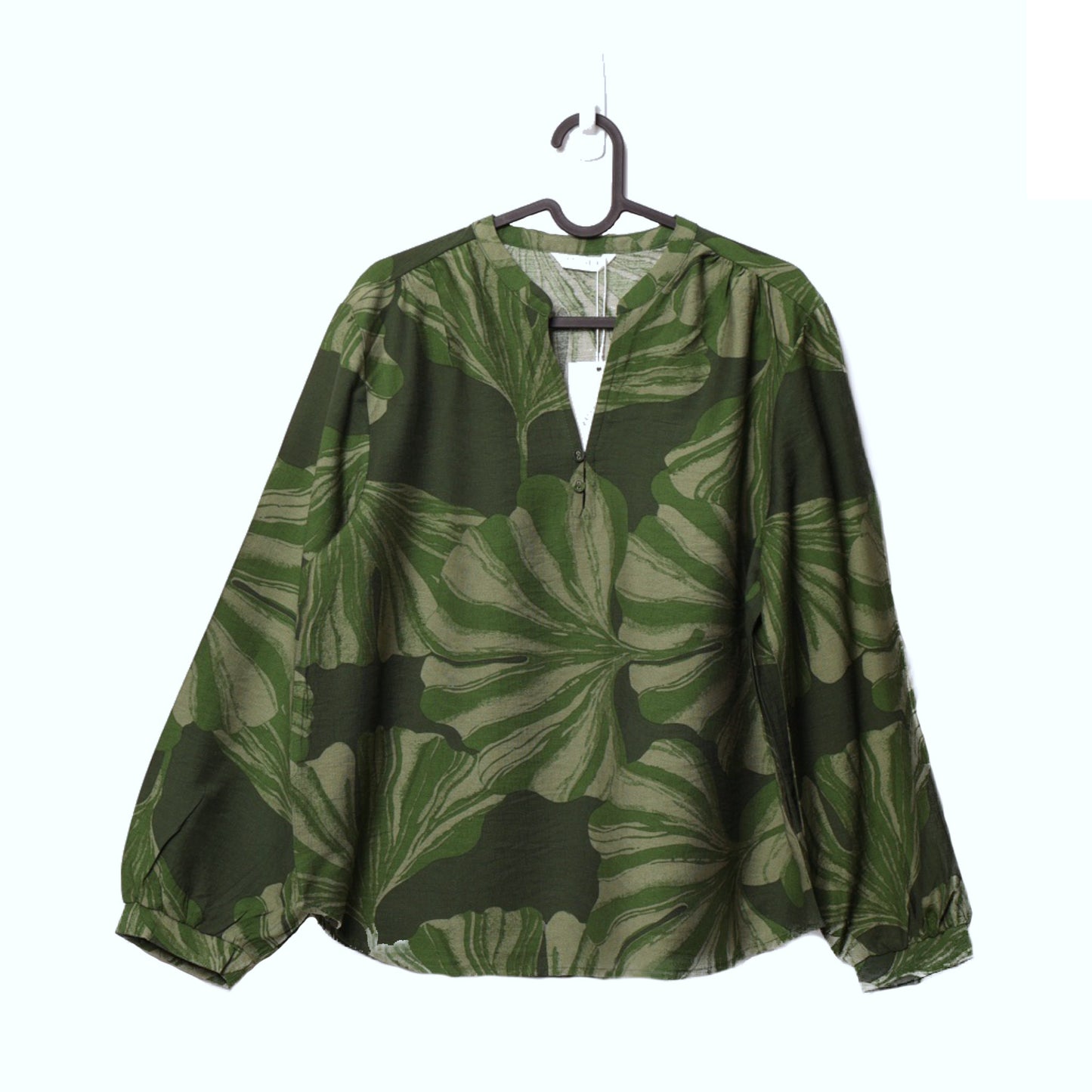 Green blouse printed filanto