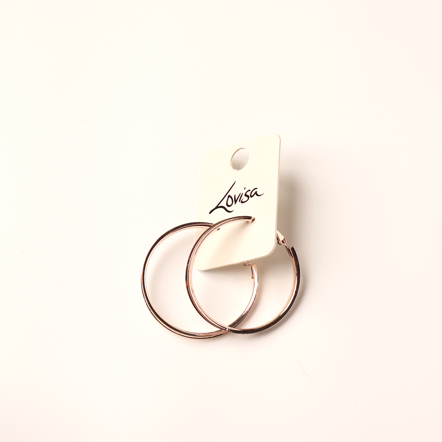 Earring Gold Glitter Hoop