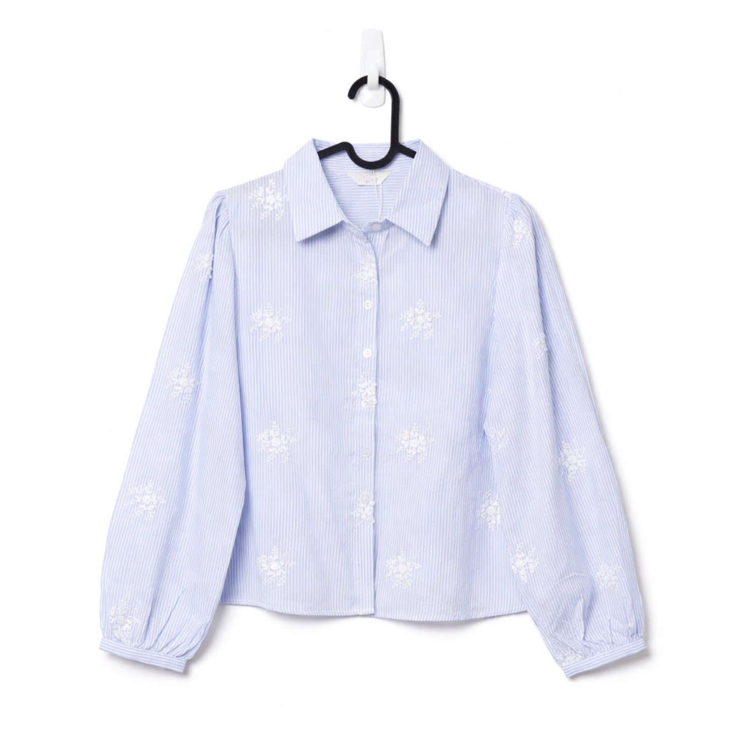 Rope blue embroidery shirt