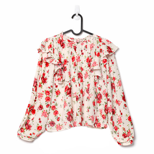 Filanto red rose printed white