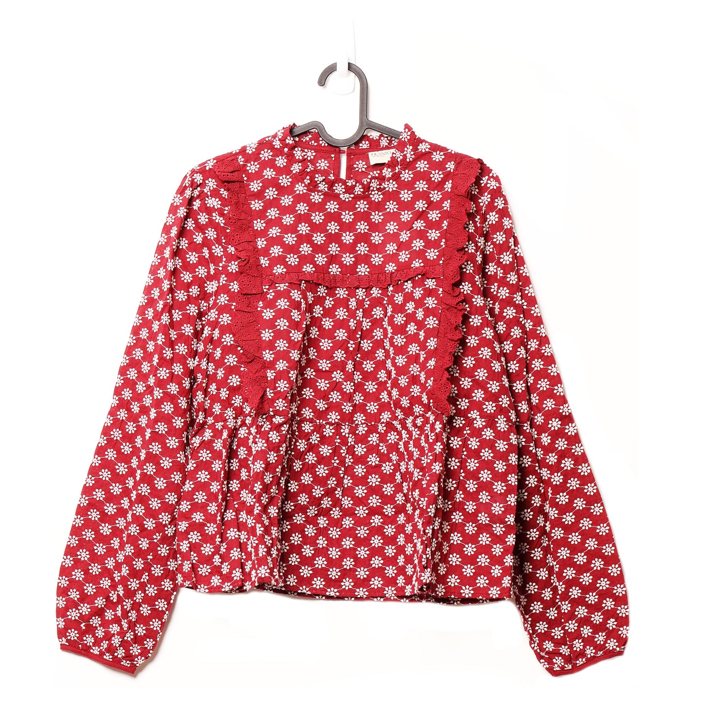 Filanto embroidered maroon top
