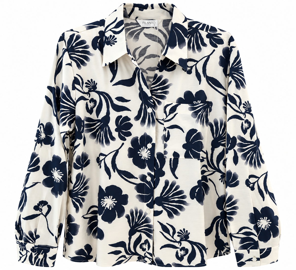 Filanto Black and White Floral Shirt