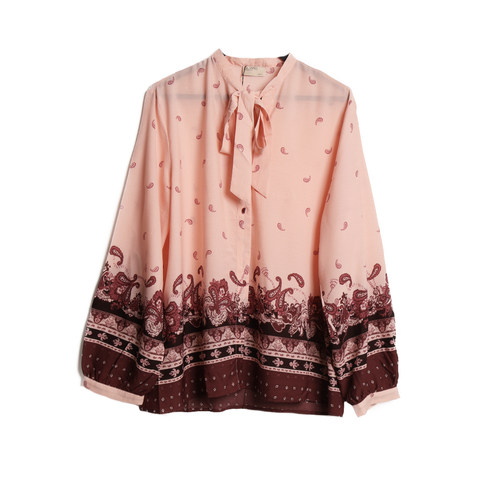 Filanto scarf featuring paisly & floral shirt