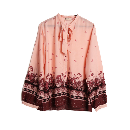 Filanto scarf featuring paisly & floral shirt
