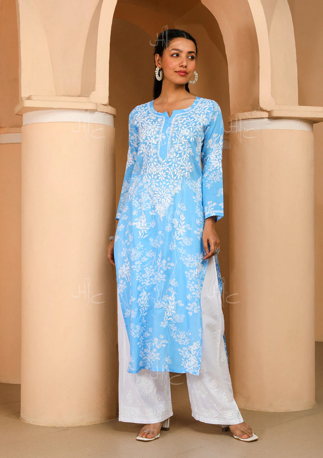 Zainab Chikankari Blue