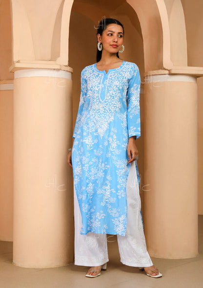 Zainab Chikankari Blue