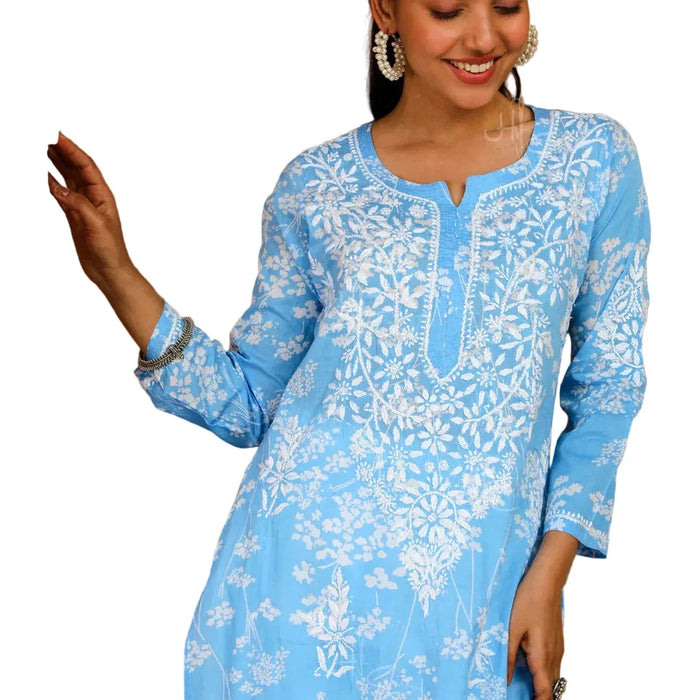Zainab Chikankari Blue