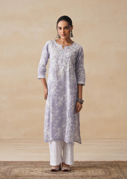 Zainab Chikankari Grey