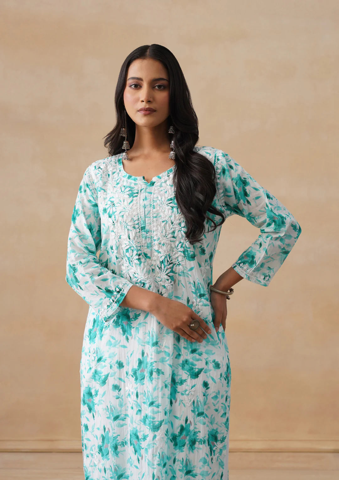 Zainab Chikankari Light Blue