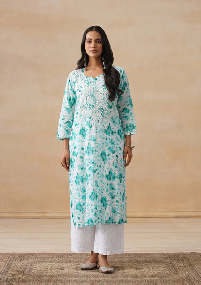 Zainab Chikankari Light Blue