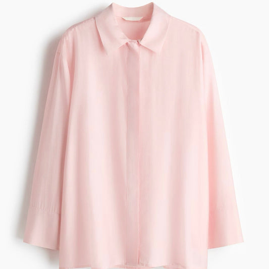 H&M Light Pink Shirt