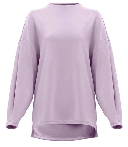Poplook Soft High Neck Blouse – Orchid
