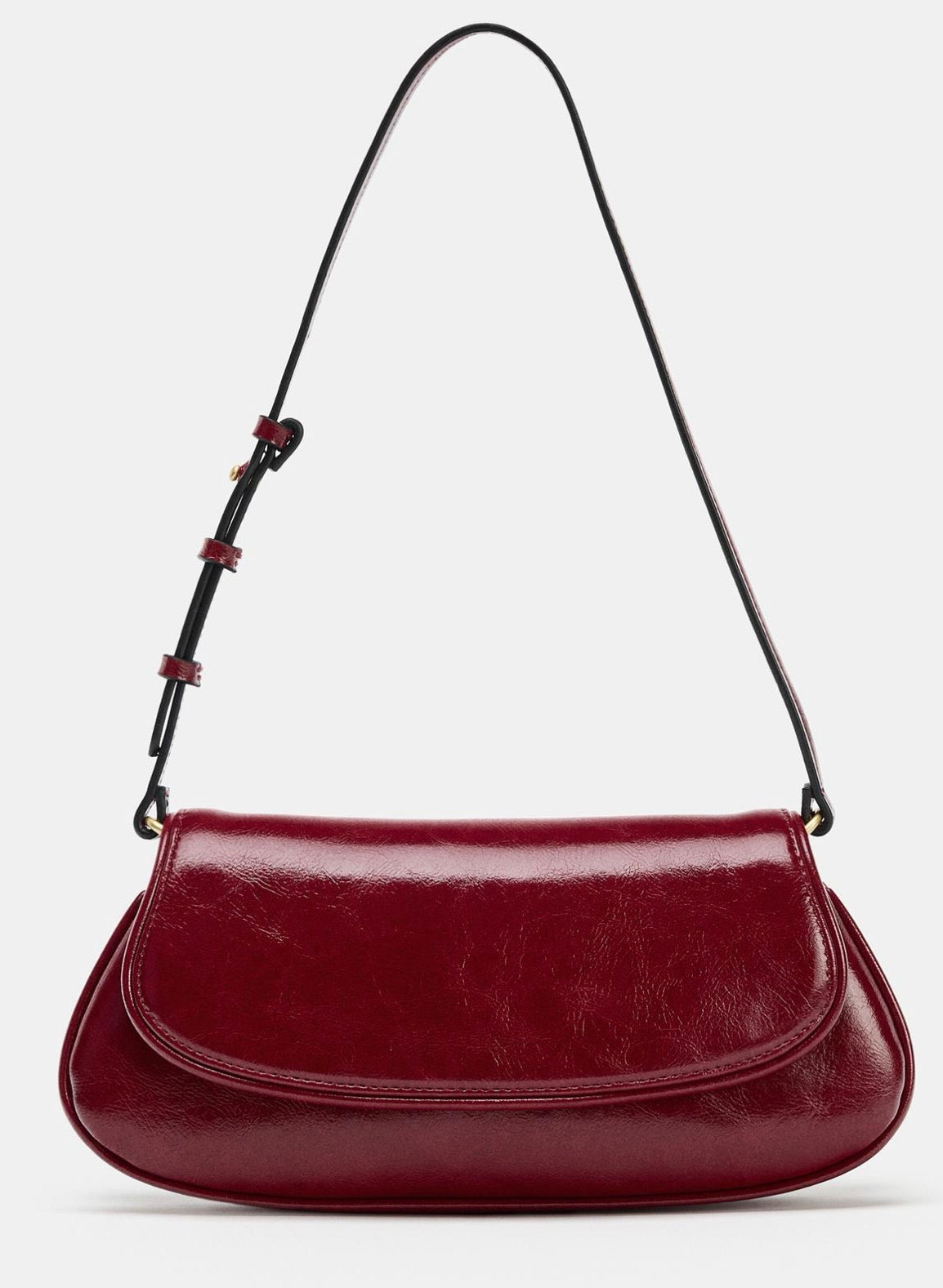 Zara shoulder bag red