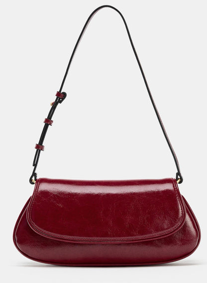 Zara shoulder bag red