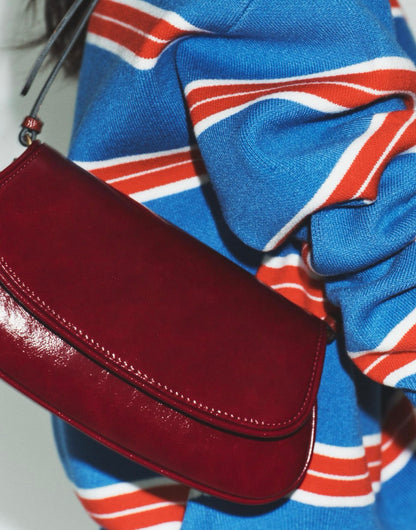 Zara shoulder bag red