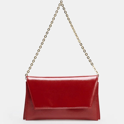 Zara double shoulder strap bag red