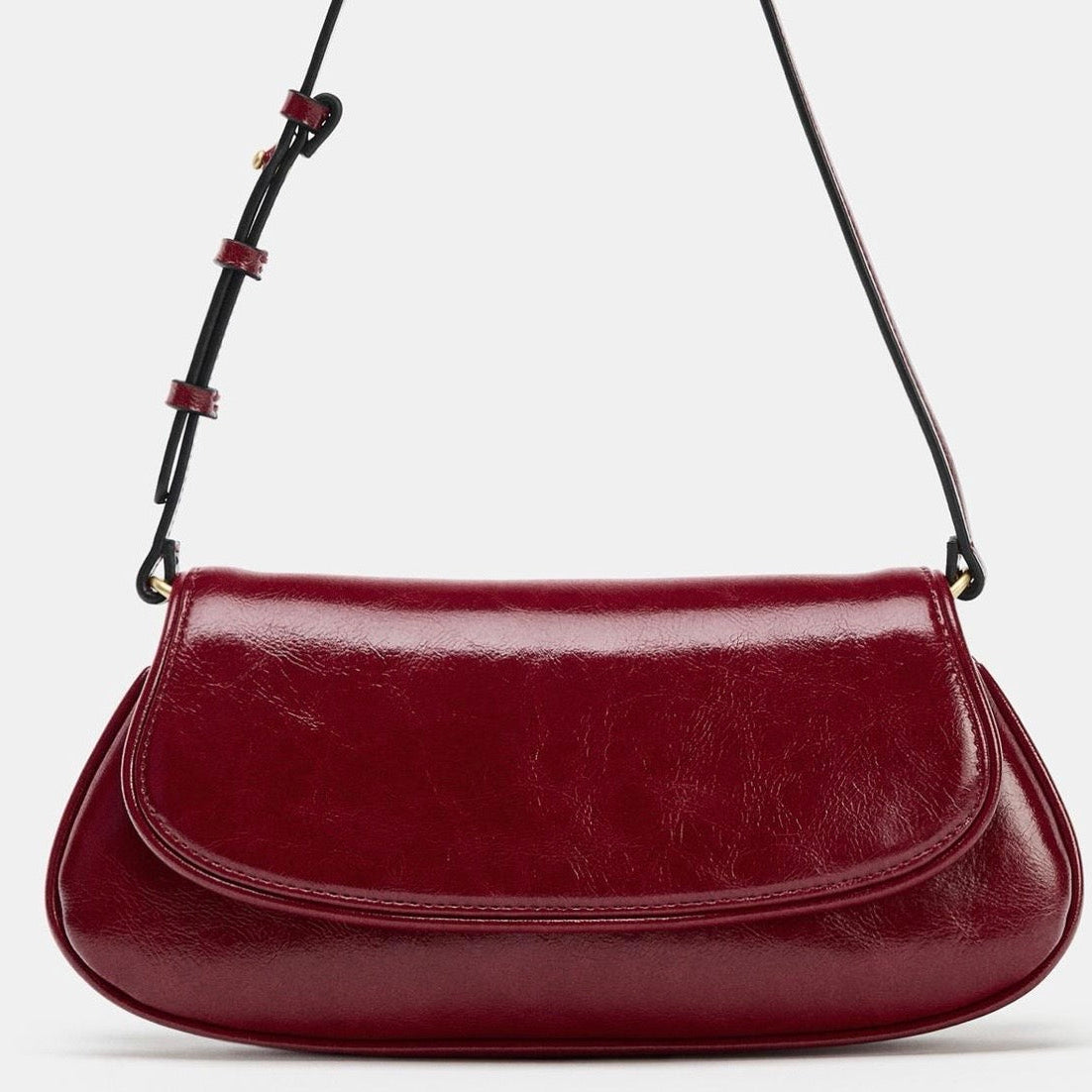 Zara shoulder bag red