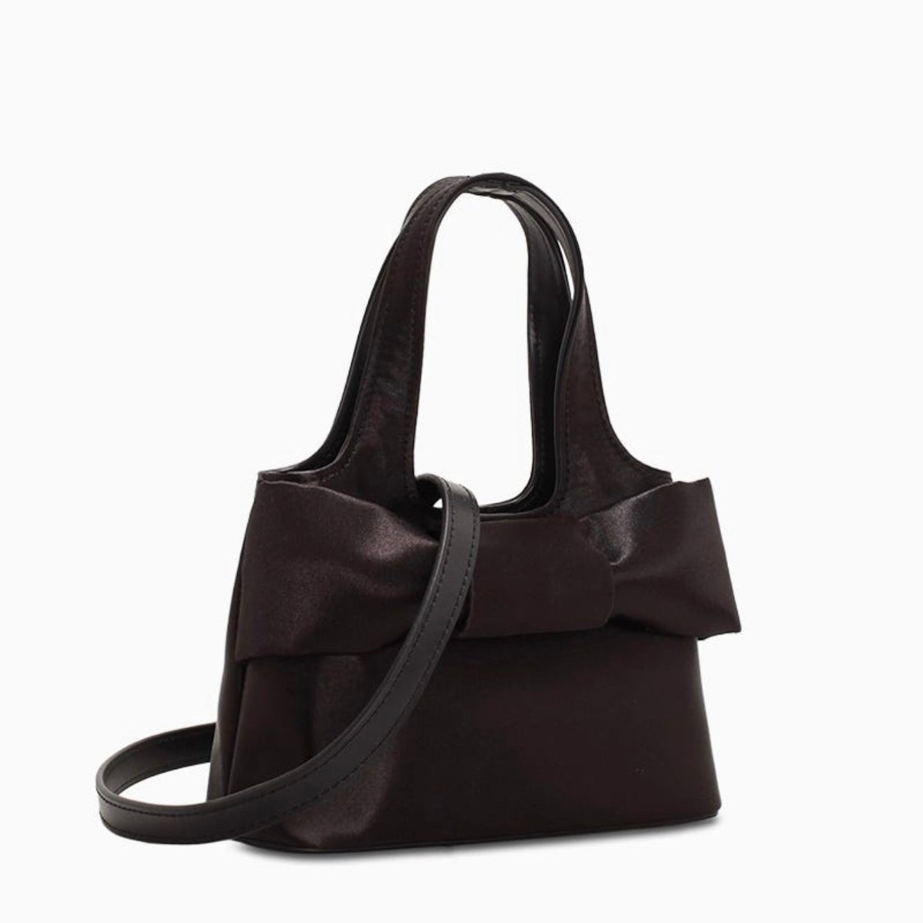 Vincci sheen fabric bag black