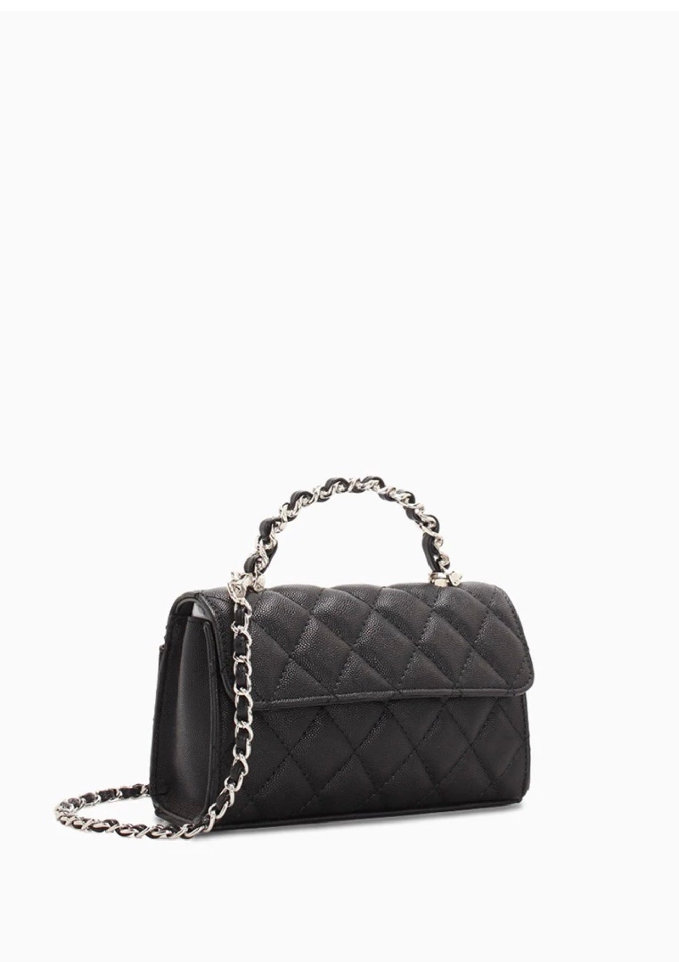 Vincci faux leather black bag