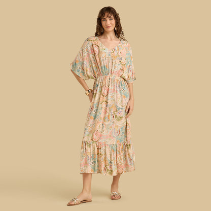 Max paisley print dress