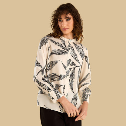 Max mandarin collar shirt