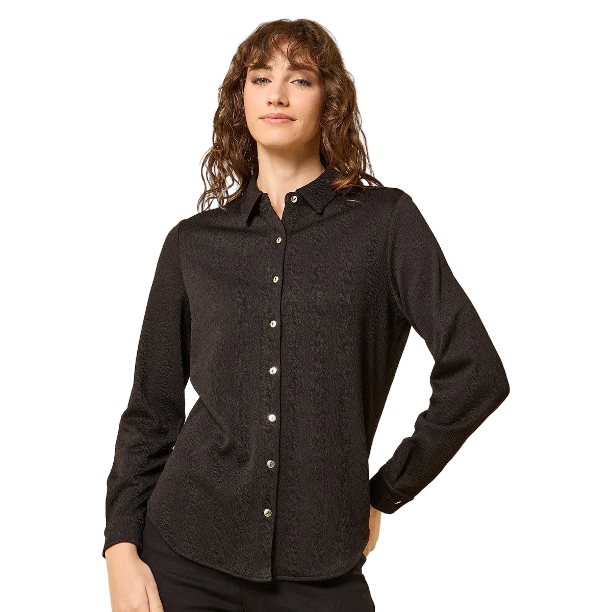 Max viscose black shirt