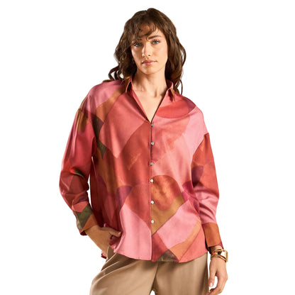 Max printed pink shirt