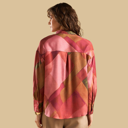 Max printed pink shirt