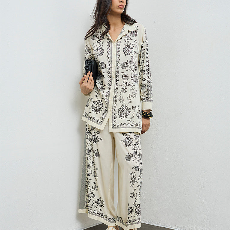 Westside code set floral off white S