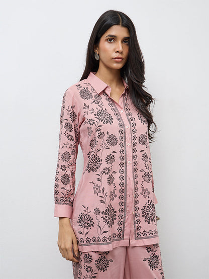 Westside code set floral pink M
