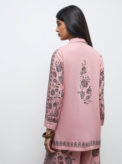 Westside code set floral pink M