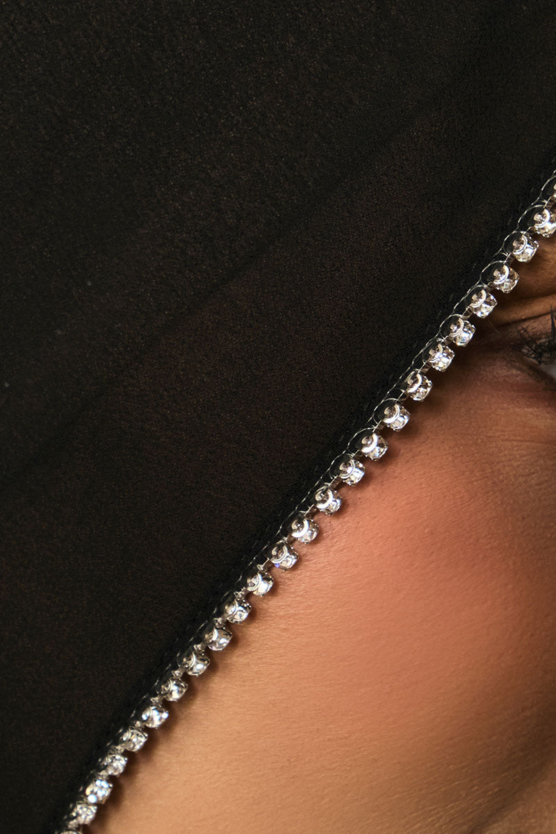 Poplook - Beaded chiffon shawl