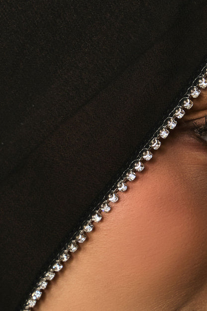 Poplook - Beaded chiffon shawl