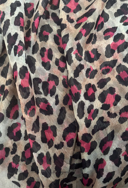 Sugar cotton voil wild & pink