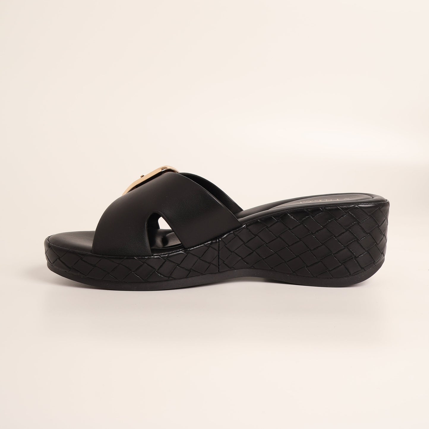 Vincci Comfort Wedge Black