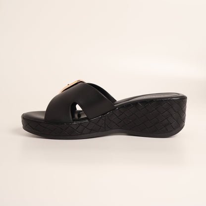 Vincci Comfort Wedge Black