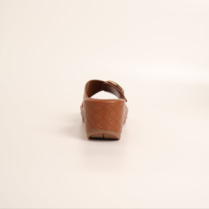 Vincci Comfort Wedge Brown