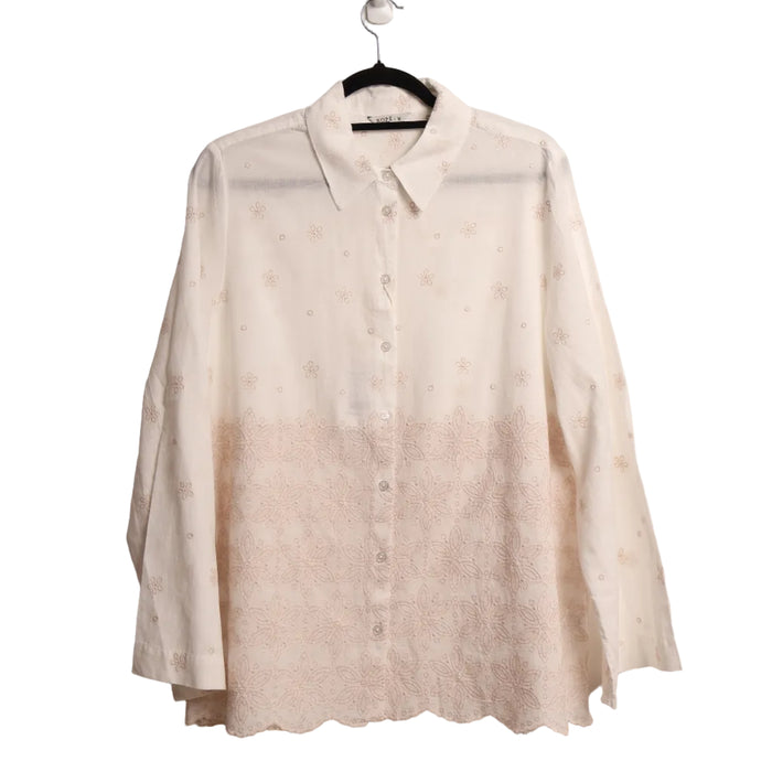 Rope White Embroidered Shirt