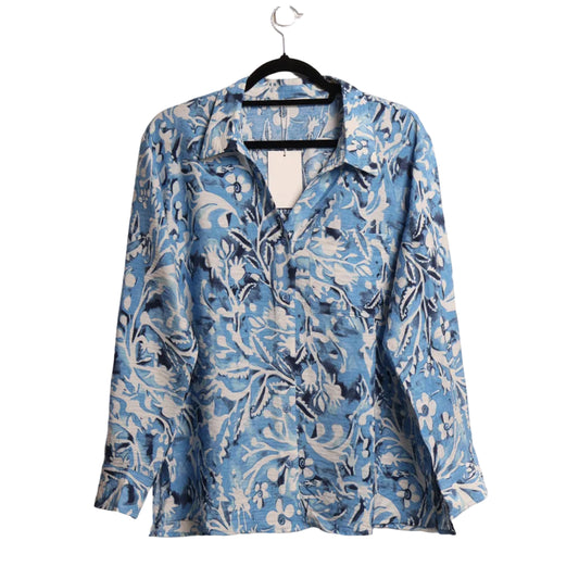 Filanto Blue & White Botanical Shirt