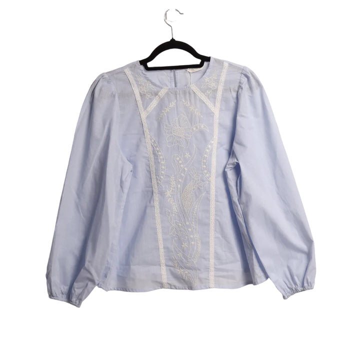 Filanto Blue Embroidered Top