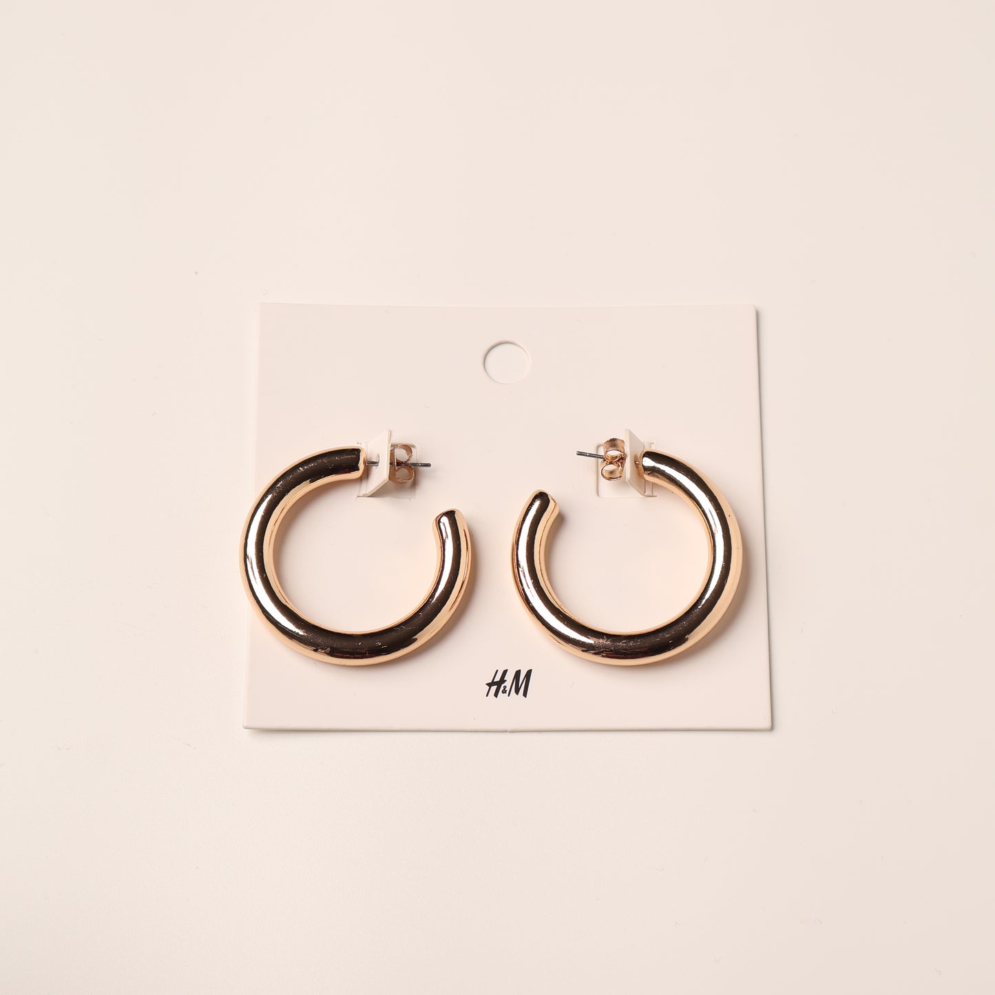H&M Earring Gold Chunky Hoop